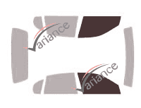 Glazing template - front window kit - Chrysler LHS Berline 4 doors (1994 - 1997) Glazing template - front window kit - Chrysler LHS Berline 4 doors (1994 - 1997)
