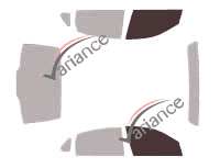 Glazing template - front window kit - Buick LaCrosse (1) Berline 4 doors (2004 - 2010)