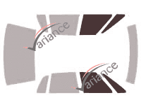 Glazing template - front window kit - Buick Park Avenue Berline 4 doors (1990 - 1996)