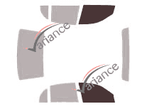 Glazing template - front window kit - Buick Park Avenue Berline 4 doors (1997 - 2006)