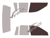 Plantilla de acristalamiento - kit de ventana delantera - Buick Roadmaster Sedan 4 puertas (1990 - 1996) Plantilla de acristalamiento - kit de ventana delantera - Buick Roadmaster Sedan 4 puertas (1990 - 1996)