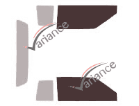 Glazing template - front window kit - Cadillac Deville (12) Coupé 2 doors (1985 - 1989) Glazing template - front window kit - Cadillac Deville (12) Coupé 2 doors (1985 - 1989)
