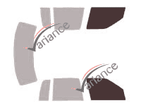 Glazing template - front window kit - Cadillac Deville (14) Berline 4 doors (1994 - 1999) Glazing template - front window kit - Cadillac Deville (14) Berline 4 doors (1994 - 1999)