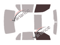 Glazing template - front window kit - Cadillac Deville (15) Berline 4 doors (2000 - 2005) Glazing template - front window kit - Cadillac Deville (15) Berline 4 doors (2000 - 2005)