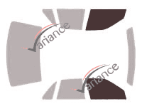Glazing template - front window kit - Cadillac Seville (5) Berline 4 doors (1998 - 2004) Glazing template - front window kit - Cadillac Seville (5) Berline 4 doors (1998 - 2004)