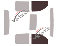 Glazing template - front window kit - Cadillac Escalade (3) EXT Pick-up 4 doors (2006 - 2014) Glazing template - front window kit - Cadillac Escalade (3) EXT Pick-up 4 doors (2006 - 2014)