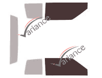 Glazing template - front window kit - Cadillac Fleetwood (1) Coupé 2 doors (1990 - 1994) Glazing template - front window kit - Cadillac Fleetwood (1) Coupé 2 doors (1990 - 1994)