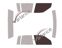 Glazing template - front window kit - Cadillac Seville (3) Berline 4 doors (1986 - 1991) Glazing template - front window kit - Cadillac Seville (3) Berline 4 doors (1986 - 1991)