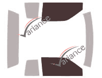 Glazing template - front window kit - Cadillac Eldorado (10) Coupé 2 doors (1986 - 1991) Glazing template - front window kit - Cadillac Eldorado (10) Coupé 2 doors (1986 - 1991)