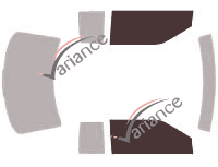 Glazing template - front window kit - Cadillac Eldorado (11) Coupé 2 doors (1992 - 2002) Glazing template - front window kit - Cadillac Eldorado (11) Coupé 2 doors (1992 - 2002)
