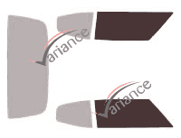 Glazing template - front window kit - Chevrolet Malibu (2) Coupé 2 doors (1968 - 1972) Glazing template - front window kit - Chevrolet Malibu (2) Coupé 2 doors (1968 - 1972)