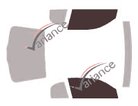 Glazing template - front window kit - Chevrolet Monte-Carlo (5) Coupé 2 doors (1994 - 1999) Glazing template - front window kit - Chevrolet Monte-Carlo (5) Coupé 2 doors (1994 - 1999)