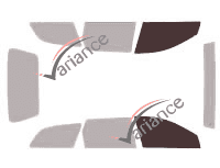 Glazing template - front window kit - Chevrolet Optra (1) Break 5 doors (2002 - 2010)