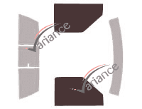 Glazing template - front window kit - Chevrolet S-10 (2) Simple Cab Pick-up 2 doors (1994 - 2004) Glazing template - front window kit - Chevrolet S-10 (2) Simple Cab Pick-up 2 doors (1994 - 2004)