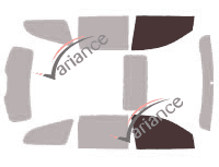 Glazing template - front window kit - Chevrolet Traverse (2) 5 doors (2009 - 2017) Glazing template - front window kit - Chevrolet Traverse (2) 5 doors (2009 - 2017)