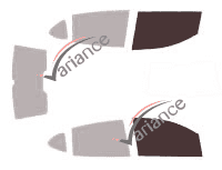 Plantilla de acristalamiento - kit de ventana delantera - Chevrolet Rezzo 5 puertas (2000 - 2008) Plantilla de acristalamiento - kit de ventana delantera - Chevrolet Rezzo 5 puertas (2000 - 2008)