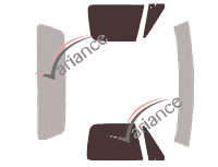 Glazing template - front window kit - Dodge D & W Pick-up 2 doors (1972 - 1989) Glazing template - front window kit - Dodge D & W Pick-up 2 doors (1972 - 1989)