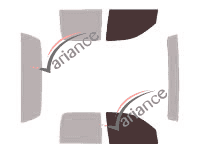 Glazing template - front window kit - Dodge Dakota (3) Quad Cab Pick-up 4 doors (2005 - 2013) Glazing template - front window kit - Dodge Dakota (3) Quad Cab Pick-up 4 doors (2005 - 2013)