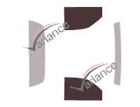 Window Template - Front Window Kit - Dodge Dakota (2) Single Cab Pick-up 1 door (1997 - 2004) Window Template - Front Window Kit - Dodge Dakota (2) Single Cab Pick-up 1 door (1997 - 2004)