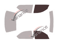 Glazing template - front window kit - Plymouth Neon Berline 4 doors (1995 - 1999) Glazing template - front window kit - Plymouth Neon Berline 4 doors (1995 - 1999)