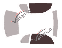 Glazing template - front window kit - Dodge Neon (1) Coupé 2 doors (1995 - 1999) Glazing template - front window kit - Dodge Neon (1) Coupé 2 doors (1995 - 1999)