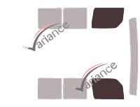 Glazing template - front window kit - Dodge Van Cirgo 4 doors (1990 - 2004) Glazing template - front window kit - Dodge Van Cirgo 4 doors (1990 - 2004)