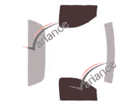 Glazing template - front window kit - Dodge Ram (3) Simple Cab Pick-up 2 doors (2002 - 2008) Glazing template - front window kit - Dodge Ram (3) Simple Cab Pick-up 2 doors (2002 - 2008)
