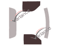 Glazing template - front window kit - Dodge Ram (2) Simple Cab Pick-up 2 doors (1993 - 2002) Glazing template - front window kit - Dodge Ram (2) Simple Cab Pick-up 2 doors (1993 - 2002)