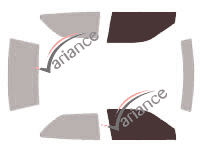 Glazing template - front window kit - Geo Metro (1) 3 doors (1990 - 1994) Glazing template - front window kit - Geo Metro (1) 3 doors (1990 - 1994)