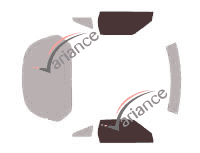 Glazing template - front window kit - Geo Storm Coupe 2 doors (1990 - 1993) Glazing template - front window kit - Geo Storm Coupe 2 doors (1990 - 1993)