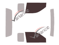Glazing template - front window kit - Gmc Canyon (1) Extended Cab Pick-up 2 doors (2004 - 2013) Glazing template - front window kit - Gmc Canyon (1) Extended Cab Pick-up 2 doors (2004 - 2013)