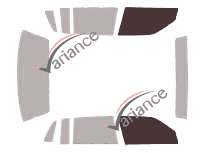 Glazing template - front window kit - Lincoln Continental (8) Berline 4 doors (1988 - 1995) Glazing template - front window kit - Lincoln Continental (8) Berline 4 doors (1988 - 1995)