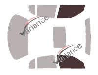 Glazing template - front window kit - Lincoln Continental (9) Berline 4 doors (1996 - 2002) Glazing template - front window kit - Lincoln Continental (9) Berline 4 doors (1996 - 2002)