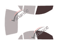 Glazing template - front window kit - Lincoln LS Berline 4 doors (2003 - 2006) Glazing template - front window kit - Lincoln LS Berline 4 doors (2003 - 2006)