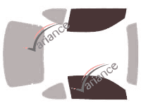 Glazing template - front window kit - Oldsmobile Alero Coupé 2 doors (1999 - 2004) Glazing template - front window kit - Oldsmobile Alero Coupé 2 doors (1999 - 2004)