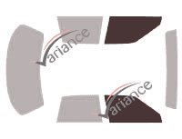 Glazing template - front window kit - Oldsmobile Cutlass (5) Ciera Berline 4 doors (1982 - 1996) Glazing template - front window kit - Oldsmobile Cutlass (5) Ciera Berline 4 doors (1982 - 1996)