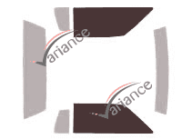 Glazing template - front window kit - Oldsmobile Cutlass (5) Supreme Coupé 2 doors (1980 - 1988) Glazing template - front window kit - Oldsmobile Cutlass (5) Supreme Coupé 2 doors (1980 - 1988)