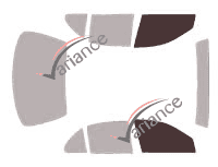 Glazing template - front window kit - Oldsmobile Intrigue Berline 4 doors (1997 - 2002) Glazing template - front window kit - Oldsmobile Intrigue Berline 4 doors (1997 - 2002)