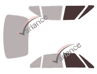 Mascherina per vetri - kit vetri anteriori - Oldsmobile LSS Sedan 4 porte (1996 - 1999)