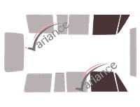 Glazing template - front window kit - Hyundai Galloper Long 5 doors (1991 - 2006) Glazing template - front window kit - Hyundai Galloper Long 5 doors (1991 - 2006)