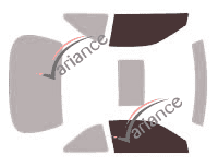 Glazing template - front window kit - Acura CL (1) Coupé 2 doors (1997 - 1999) Glazing template - front window kit - Acura CL (1) Coupé 2 doors (1997 - 1999)