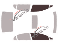 Gabarit vitrage - kit vitres avant - Acura CSX 5 portes (2006 - 2012) Gabarit vitrage - kit vitres avant - Acura CSX 5 portes (2006 - 2012)