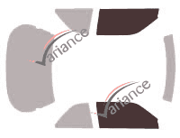 Glazing template - front window kit - Acura Legend (1) Coupé 2 doors (1986 - 1990) Glazing template - front window kit - Acura Legend (1) Coupé 2 doors (1986 - 1990)