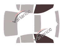 Glazing template - front window kit - Acura TL (3) Berline 4 doors (2004 - 2008) Glazing template - front window kit - Acura TL (3) Berline 4 doors (2004 - 2008)