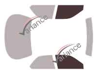 Glazing template - front window kit - Acura TL (1) Berline 4 doors (1995 - 1999) Glazing template - front window kit - Acura TL (1) Berline 4 doors (1995 - 1999)