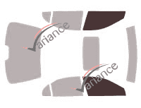 Glazing template - front window kit - Acura TL (2) Berline 4 doors (1999 - 2003) Glazing template - front window kit - Acura TL (2) Berline 4 doors (1999 - 2003)