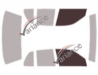 Glazing template - front window kit - Mercury Grand Marquis (3) Berline 4 doors (1997 - 1999) Glazing template - front window kit - Mercury Grand Marquis (3) Berline 4 doors (1997 - 1999)