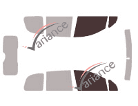 Glazing template - front window kit - Fiat Multipla 5 doors (1999 - 2008) Glazing template - front window kit - Fiat Multipla 5 doors (1999 - 2008)