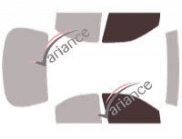 Gabarit vitrage - kit vitres avant - Mercury Mystique Berline 4 portes (1995 - 2000) Gabarit vitrage - kit vitres avant - Mercury Mystique Berline 4 portes (1995 - 2000)