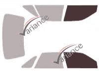 Glazing template - front window kit - Mercury Sable (2) Berline 4 doors (1992 - 1995) Glazing template - front window kit - Mercury Sable (2) Berline 4 doors (1992 - 1995)